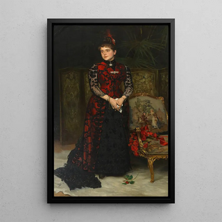 Hans Temple - Louise Wagner Gattin des Architekten Otto Wagner.webp