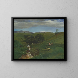 Hans Thoma - Black Forest Meadow near Bernau.webp