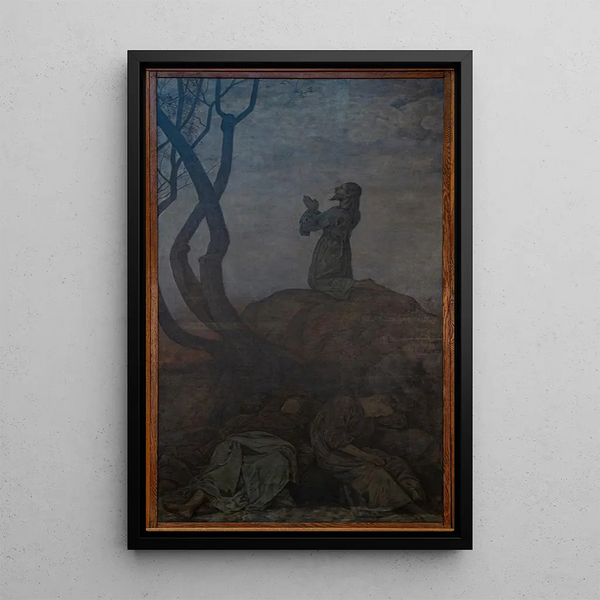 Christ på Olivberget - Hans Thoma — inramlat konstverk på väggen