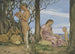 Faune och nymf - Hans Thoma — vy av konstverket