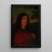 Portrait de Madame Cella Thoma - Hans Thoma — inramlat konstverk på väggen