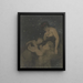 La nuit - Hans Thoma — inramlat konstverk på väggen