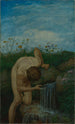 Triptyque La Source - Hans Thoma — vy av konstverket
