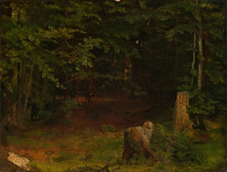 inomhus av skogen - Hans Thoma — vy av konstverket