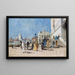 Impression av Venedig, Riva degli Schiavoni - Hans von Bartels — inramlat konstverk på väggen