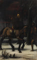 Les Trois Cavaliers II Saint Martin - Hans von Marées — vy av konstverket