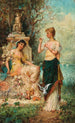 Il m'aime, il ne m'aime pas - Hans Zatzka — vy av konstverket