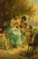 La lettre d'amour - Hans Zatzka — vy av konstverket