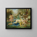 Venus och Cupido - Hans Zatzka — inramlat konstverk på väggen