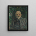 Portrait du Dr Alexander Malthe - Hans Degard — inramlat konstverk på väggen