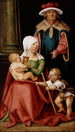 Marie Salomé och Zébédée med deras söner Jakob den Äldre och Johannes evangelisten - Hans von Kulmbach — vy av konstverket