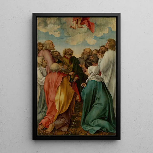 L'Ascension du Christ - Hans von Kulmbach — inramlat konstverk på väggen