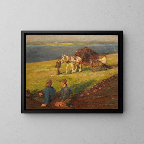 Sträcka nät - Harold Harvey — inramlat konstverk på väggen