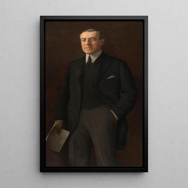 Woodrow Wilson - Harriet Anderson Stubbs Murphy — inramlat konstverk på väggen