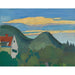 Reproduktion av målningen Haus in Waldlandschaft - Karl Wiener