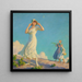 högfjäll - Charles Courtney Curran — inramlat konstverk på väggen