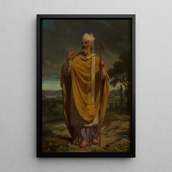 Saint Denis - Hector Jean Louis Viger-Duvigneau — inramlat konstverk på väggen