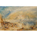 Reproduktion av målningen Heidelberg-målning, med en regnbåge - Joseph Mallord William Turner