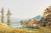 Vue du Tegernsee avec le Grand Parapluie - Heinrich Adam — vy av konstverket
