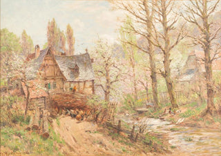 Heinrich Hartung - Farmstead in spring.webp