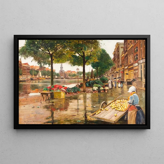 Heinrich Hermanns - Flower market in Amsterdam.webp