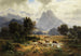 Landskapsbild av berg - Heinrich Höfer — vy av konstverket