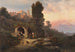 À la fontaine à Olevano Romano - Heinrich Jaeckel — vy av konstverket