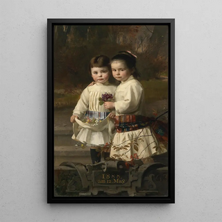 Heinrich Lauenstein - Geschwister im Schlosspark.webp