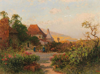 Part i Wachau - Heinrich Tomec — vy av konstverket