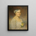Margarethe Comtesse Lanckorońska - Heinrich von Angeli — inramlat konstverk på väggen
