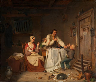 bryten måltid - Heinrich von Rustige — vy av konstverket
