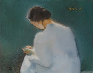 Marie - Helene Schjerfbeck — vy av konstverket