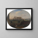 Vue de Rome depuis un jardin, regardant vers le sud en direction de San Giovanni in Laterano, vue de derrière - Hendrick Frans van Lint — inramlat konstverk på väggen
