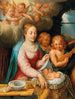 La Vierge et l'Enfant avec des anges - Hendrick Goltzius — vy av konstverket