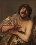 Démocrite - Hendrick ter Brugghen — vy av konstverket