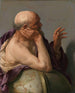 Héraclite - Hendrick ter Brugghen — vy av konstverket