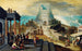 La Tour de Babel - Hendrick van Cleve III — vy av konstverket