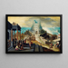 La Tour de Babel - Hendrick van Cleve III — inramlat konstverk på väggen