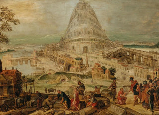 Hendrick van Cleve III - The Tower of Babel (Case Conflict).webp