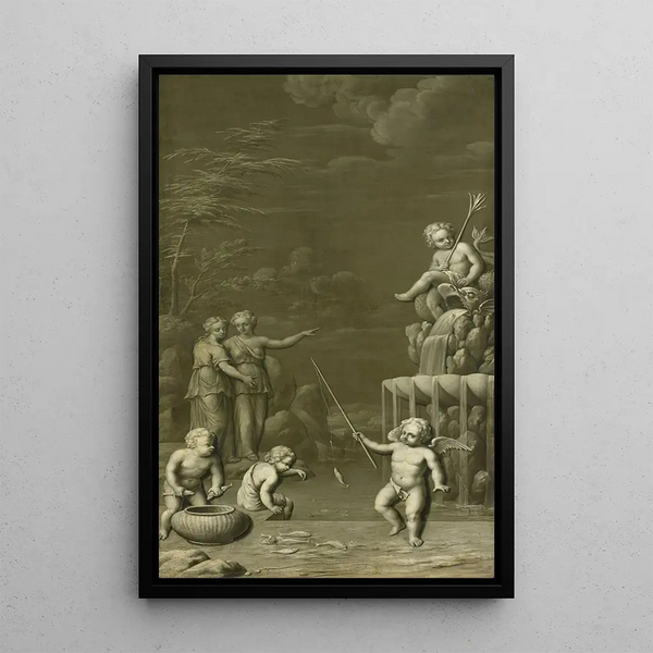 La prise - Hendrik Carr II — inramlat konstverk på väggen
