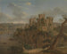 Château de Chepstow - Hendrik Frans de Cort — vy av konstverket