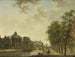 Vue du Houtmarkt à Amsterdam - Hendrik Keun — vy av konstverket