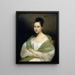 Portrait of Adélaïde Rousseau Scheffer - Hendrik Scheffer — inramlat konstverk på väggen
