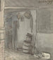 Vue d'une ferme - Hendrik van der Burgh — vy av konstverket