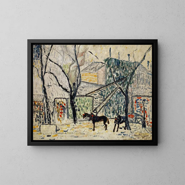 Boulevard - Henri-Edmond Cross — inramlat konstverk på väggen