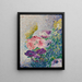 Bouquet de pavots et chrysanthèmes - Henri-Edmond Cross — inramlat konstverk på väggen