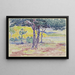 Rivage marin - Henri-Edmond Cross — inramlat konstverk på väggen