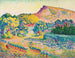 Landskap med Cap Nègre - Henri-Edmond Cross — vy av konstverket