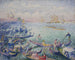 Regatta i Venedig - Henri-Edmond Cross — vy av konstverket