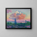 Le Nuage rose - Henri-Edmond Cross — inramlat konstverk på väggen
